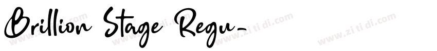 Brillion Stage Regu字体转换